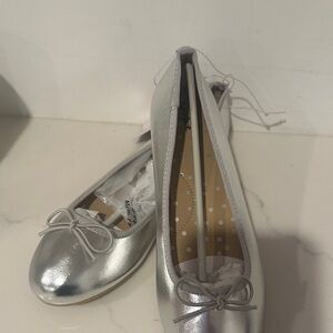 Cat & Jack Shiny Silver Dress Shoes